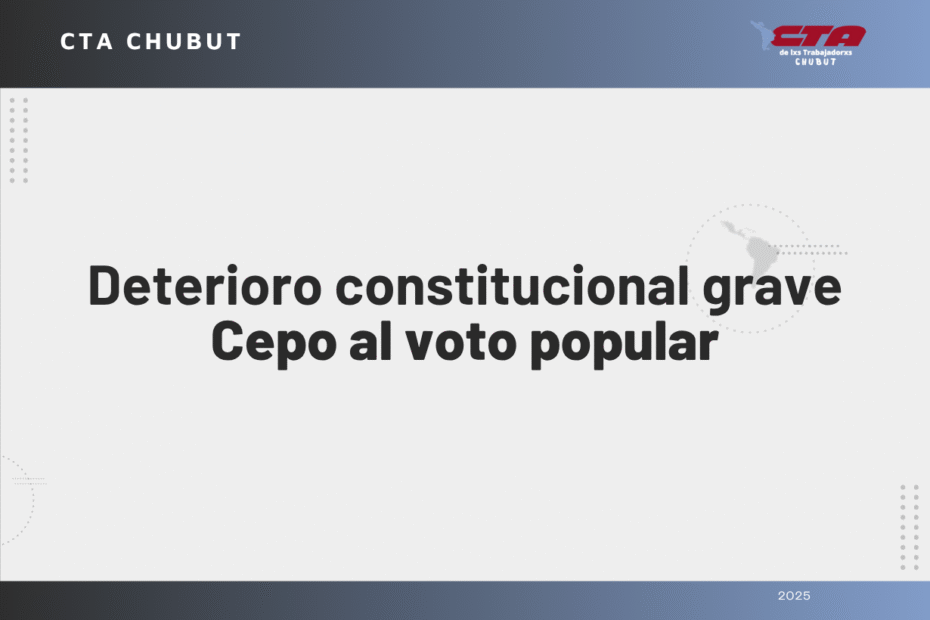 CFK - Cepo al voto